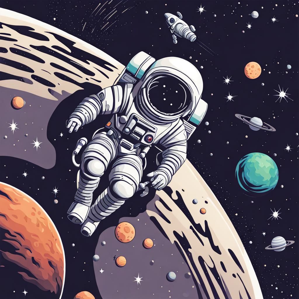 Vibrant View of Deep Outer Space