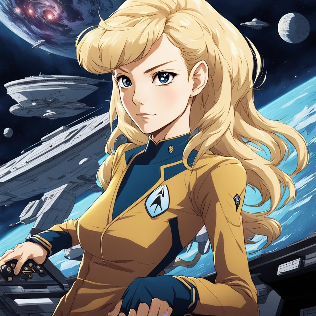 Anime Style Star Trek Captain