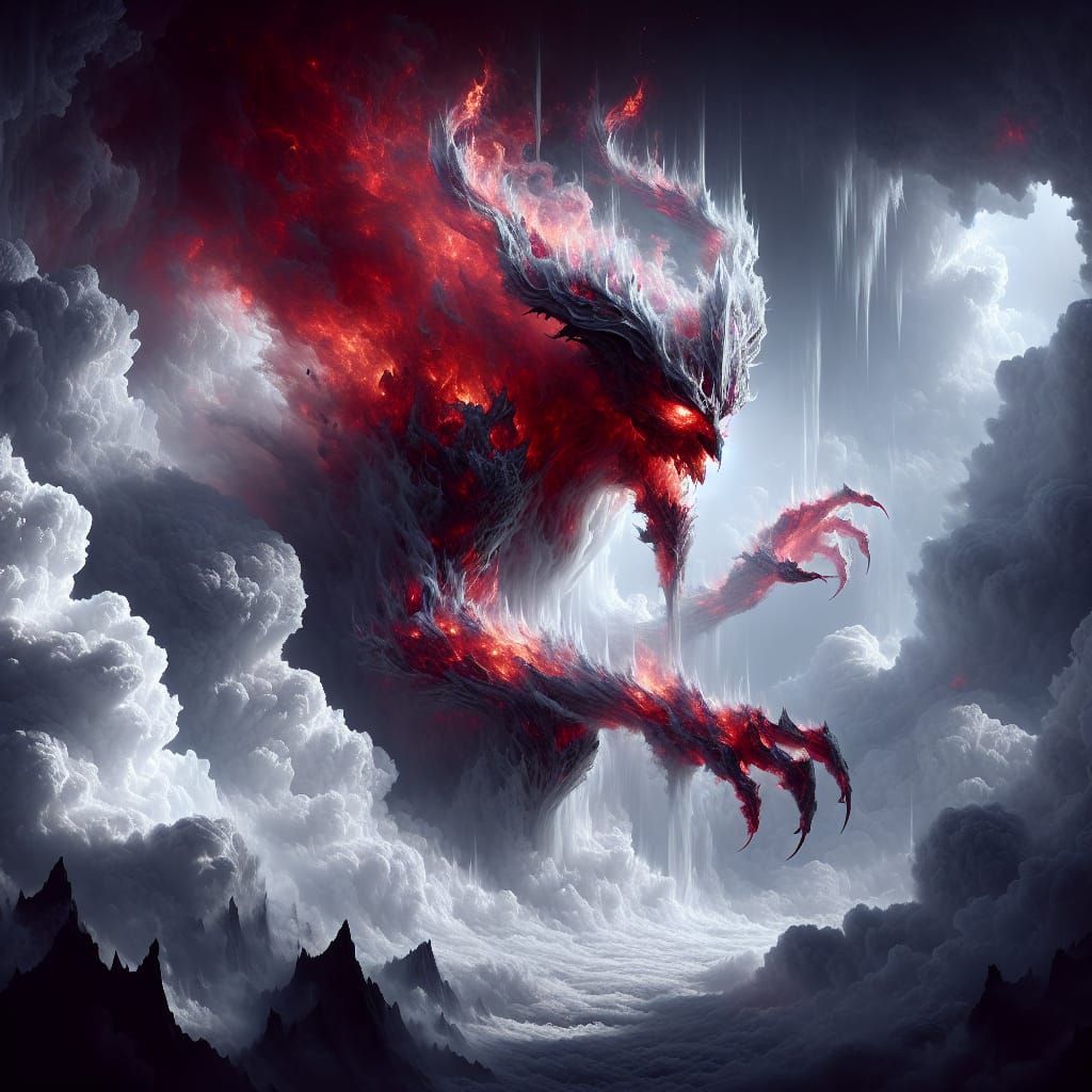 Balrog of Fire and Shadow Emerges from Mist