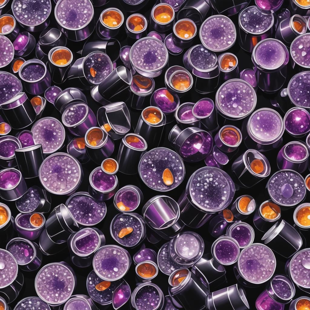 Crystal Cups and Pills Reflecting a Shattered Heart