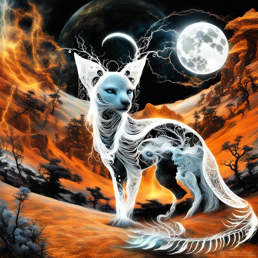 Desert Canyon Fantasy Fox