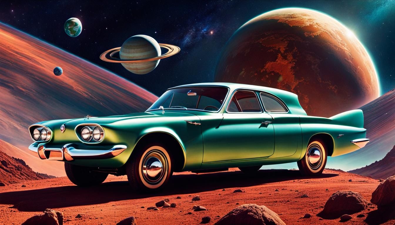 Studebaker in Space: A Dreamcore Vision