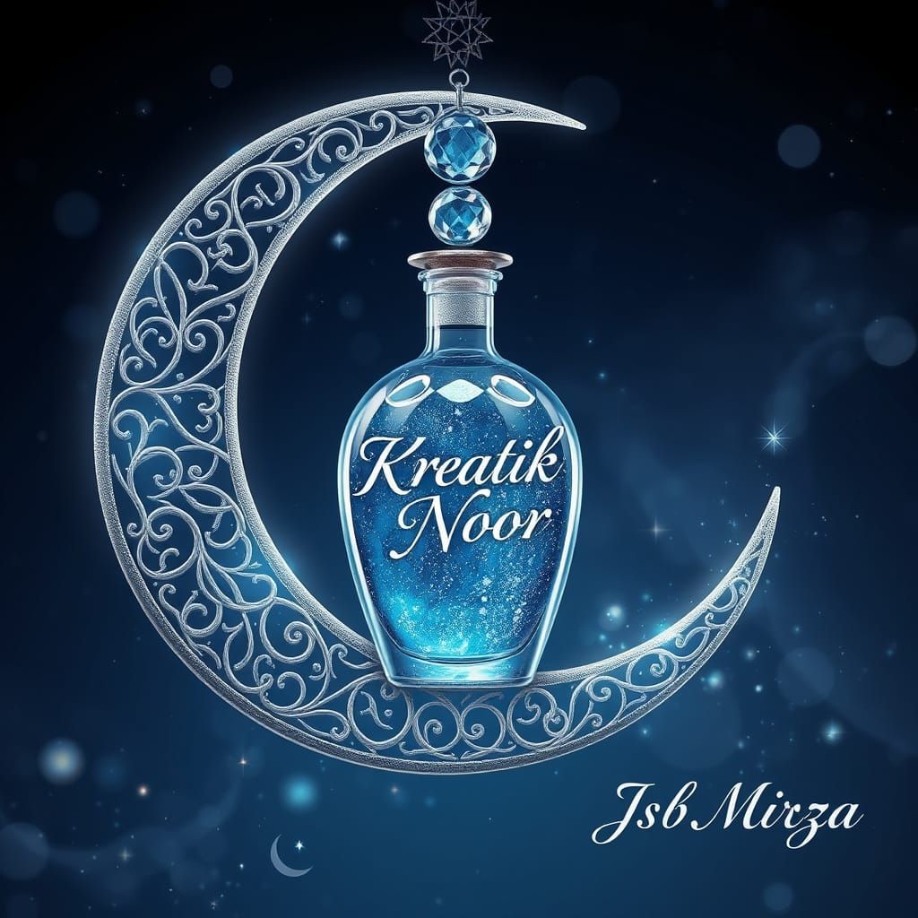 Enchanted Elixir of Kreatik Noor in Celestial Filigree