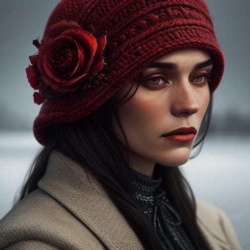 John Dillinger and the Woman in Red Portrait