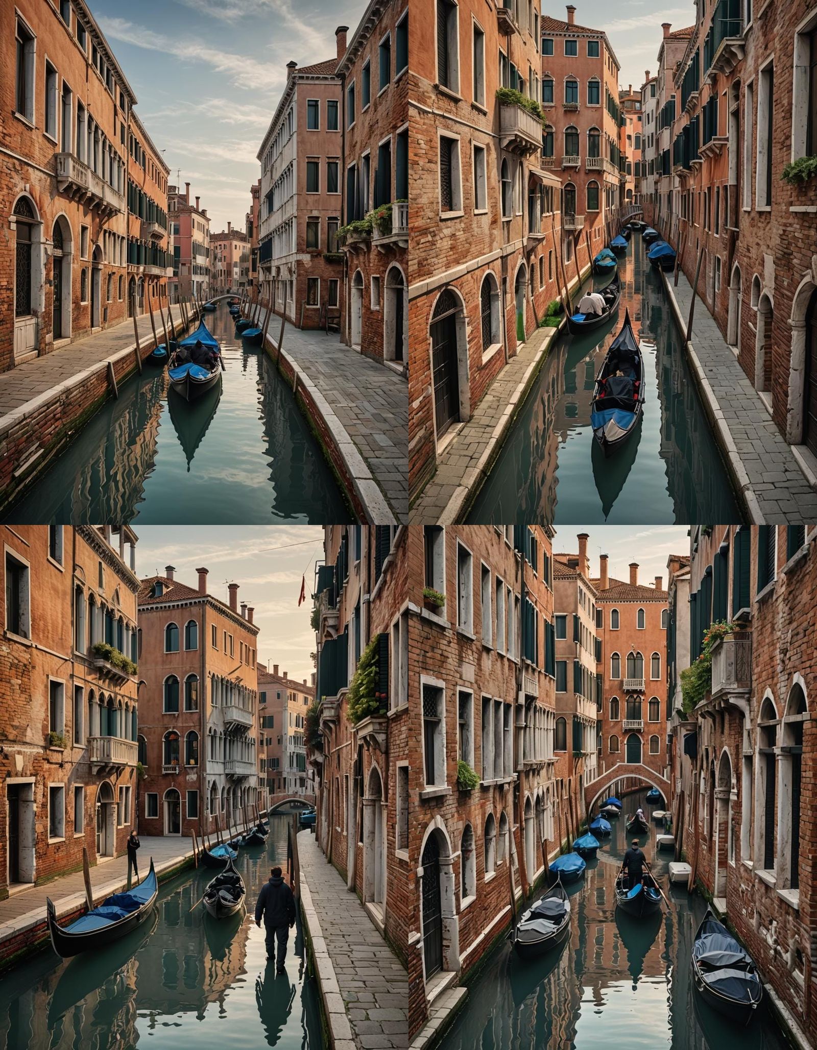 Venice Canal in Early Morning Light