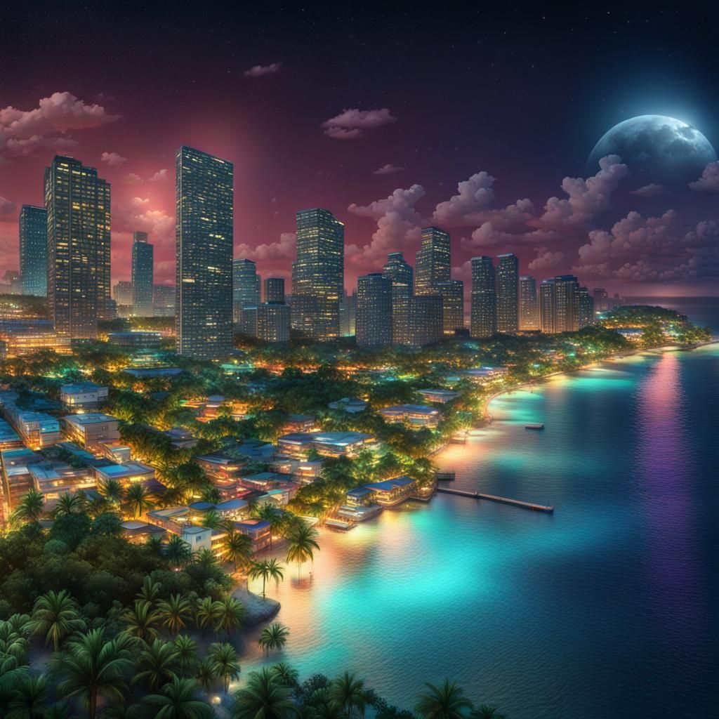 Magical Caribbean Nightscape in Ultra HD