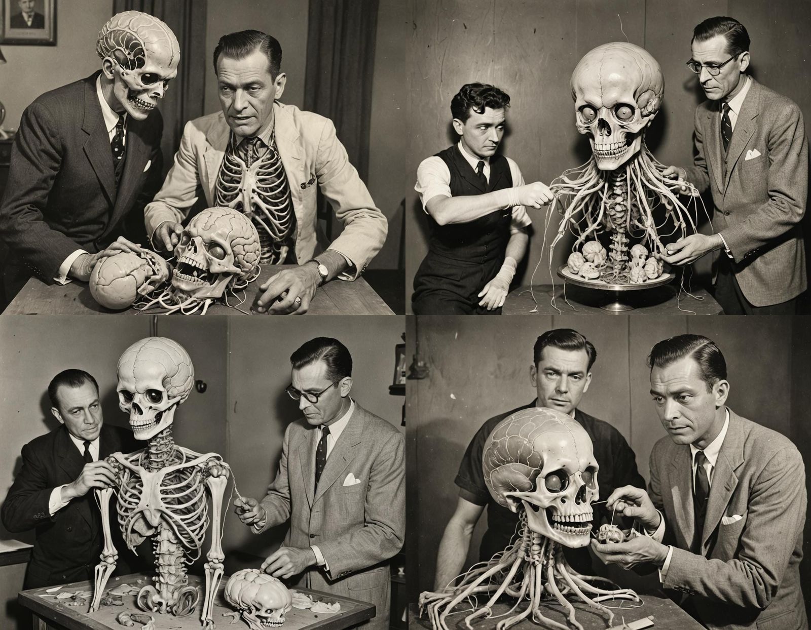 Vintage 1950s Homunculus Horror Freak Show