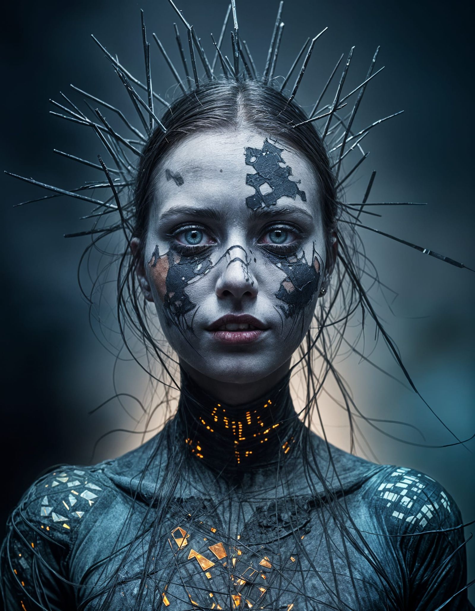 Glitched Self Portrait: Forsaken and Distorted