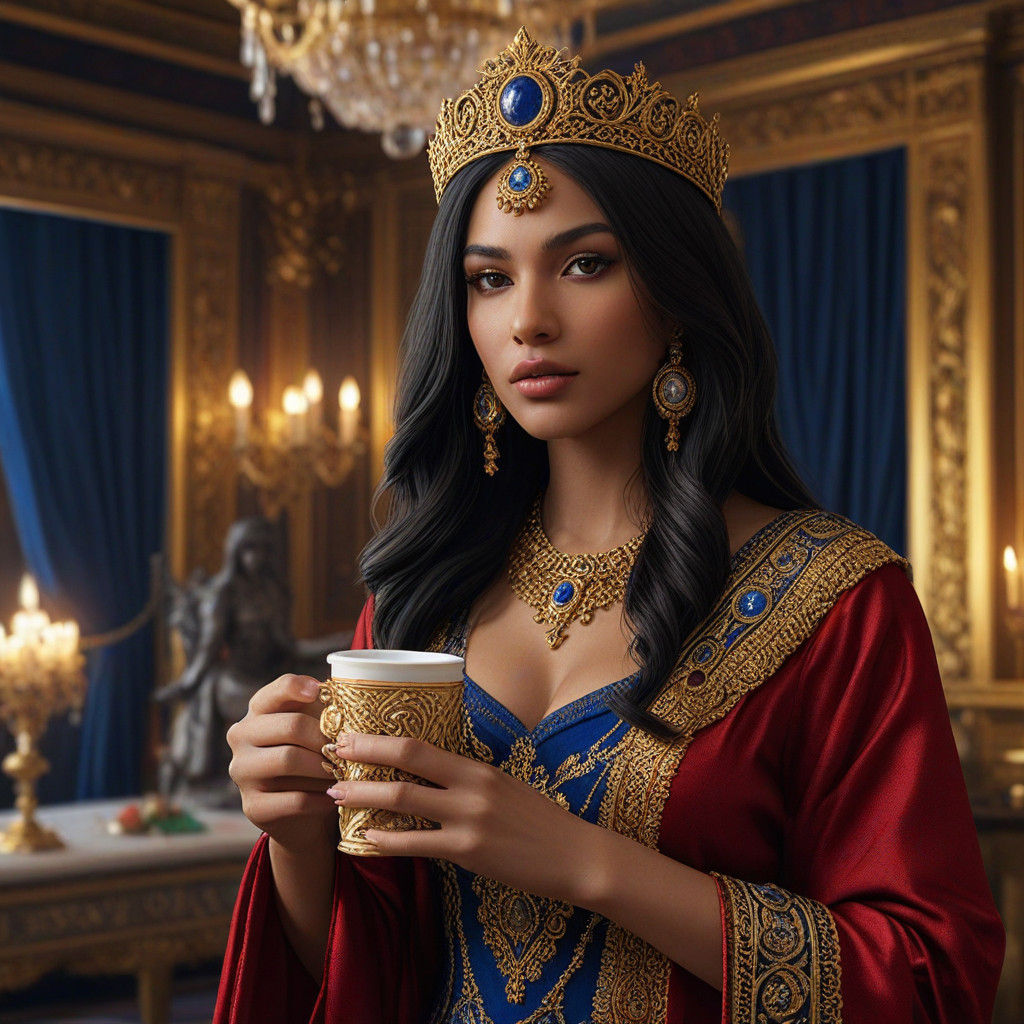 Ishtar's Elegant Christmas Morning