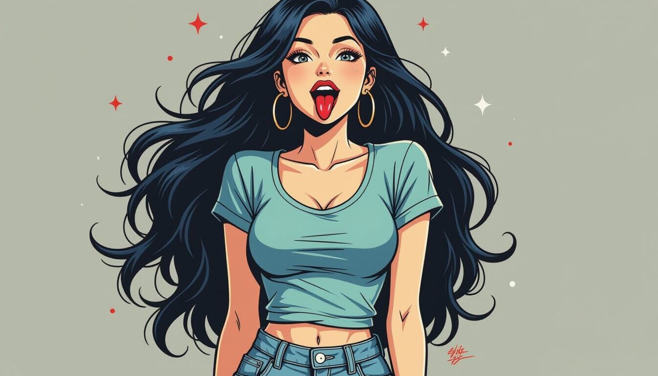 Vampire Woman With Long Fangs Revealed