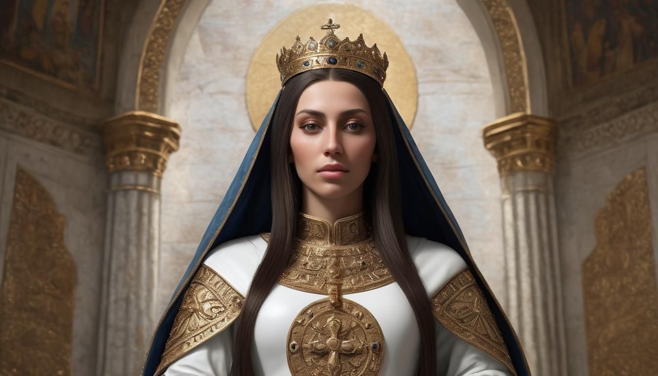 Saint Tamar: Empress of Georgia in Hyperrealism