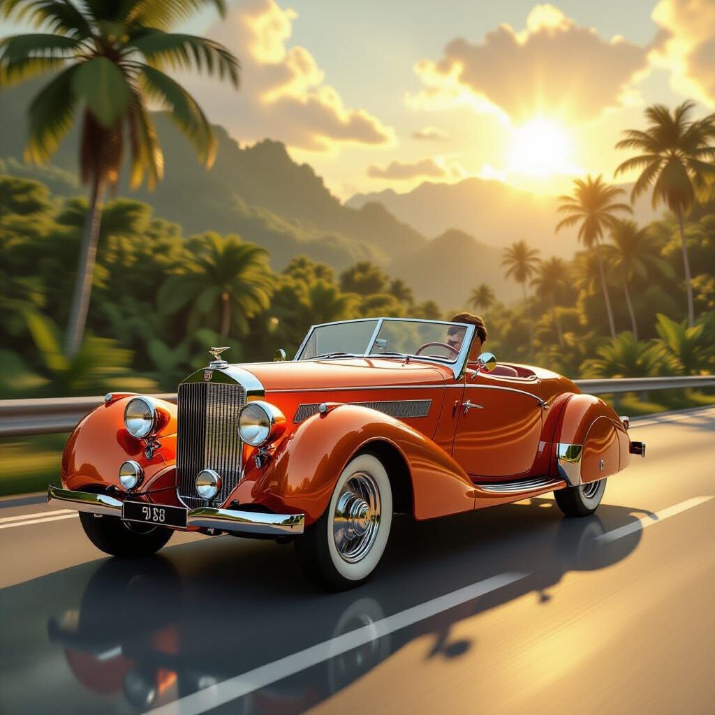 Delahaye 165 Grand Cabriolet in Chrome Jungle