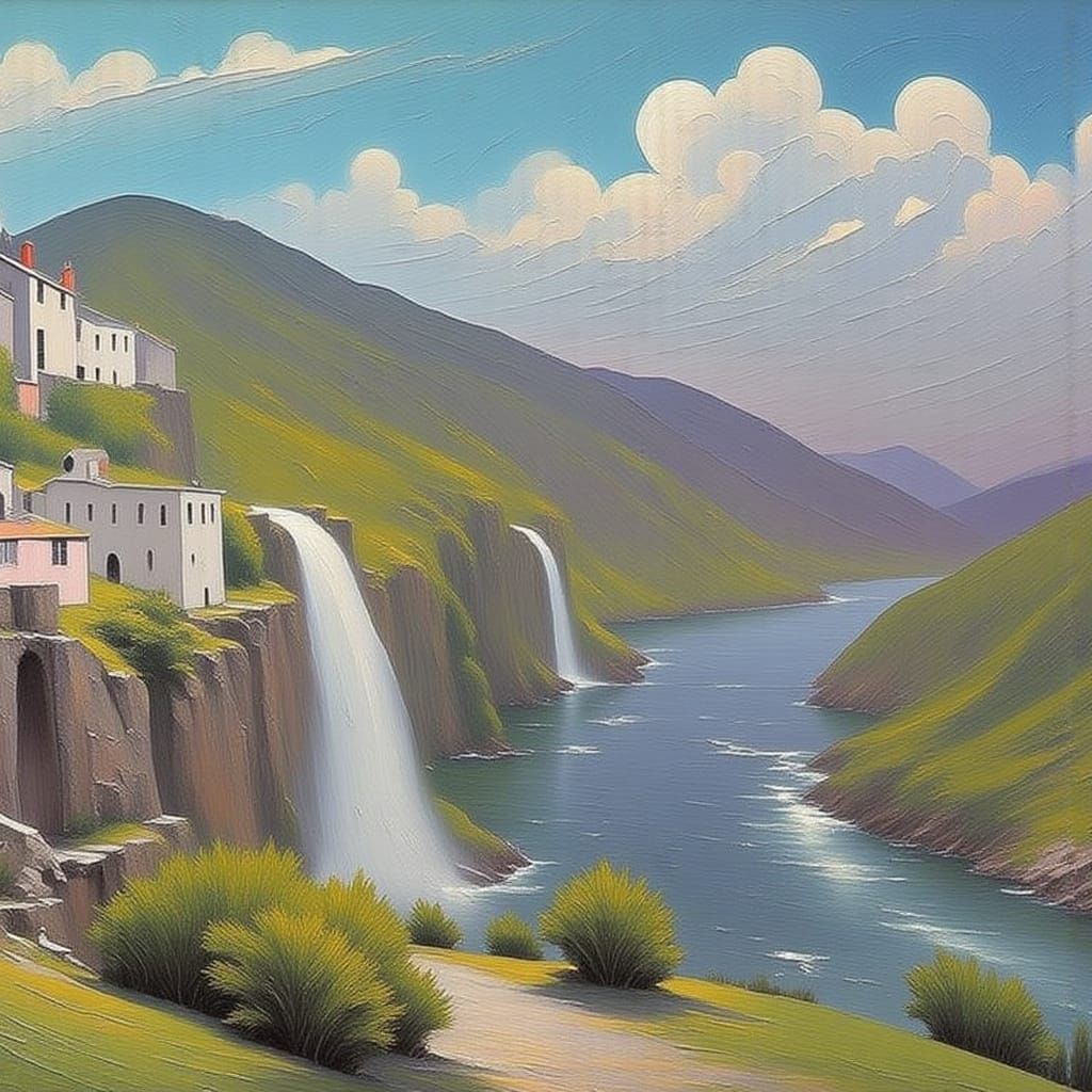 Adventurer's Feet on Mountain Ledge