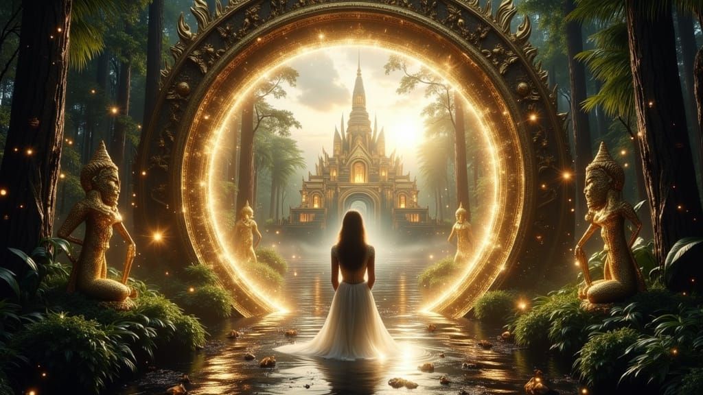 Mystical Jungle Portal Reveals Ancient Thai Temple