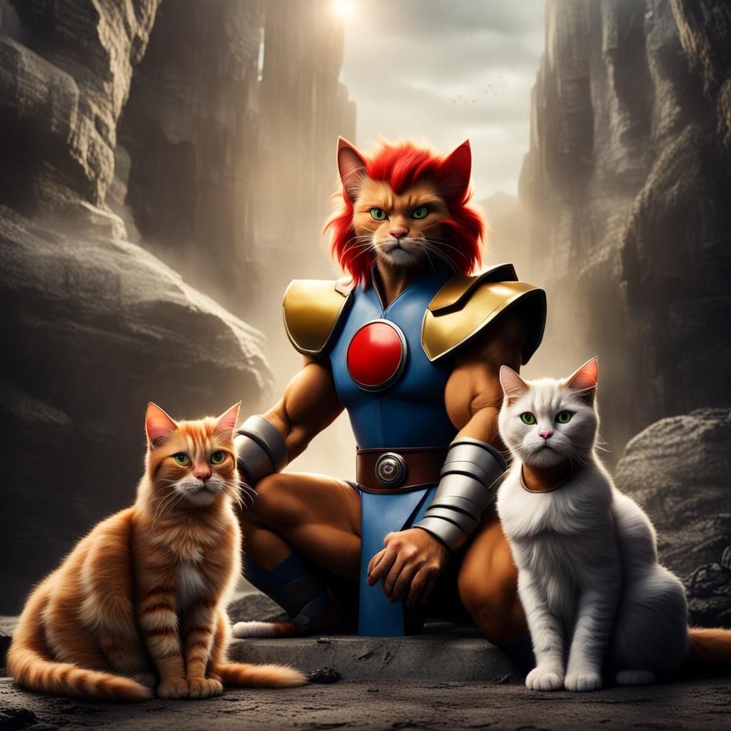 Cats as Thundercats: Photo-Realistic Epicness
