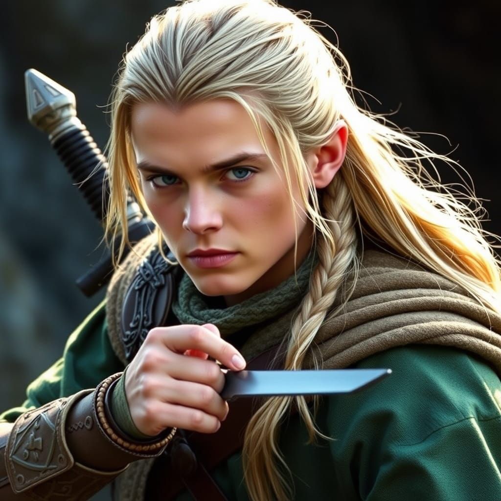 Ethereal Elf Archer in Middle Earth