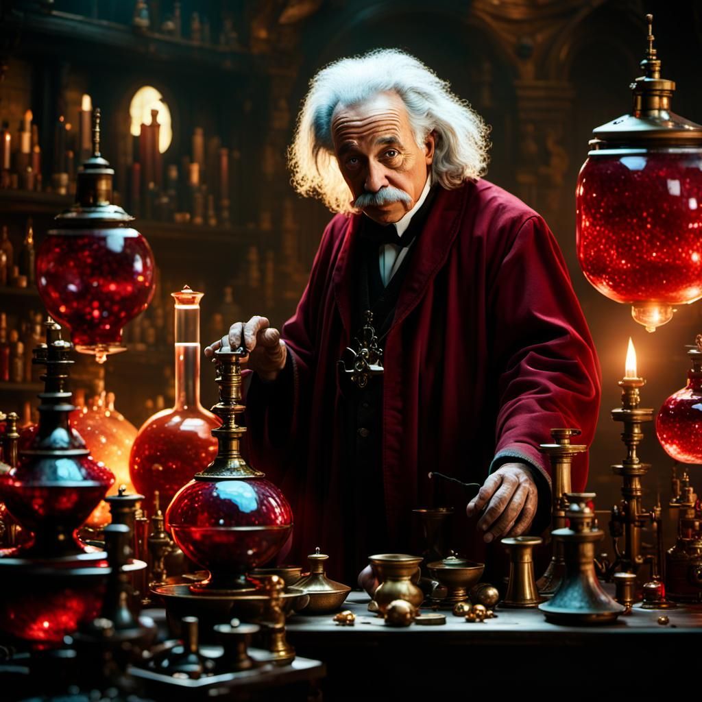 Alchemist Scientist Transforms Lead to Gold