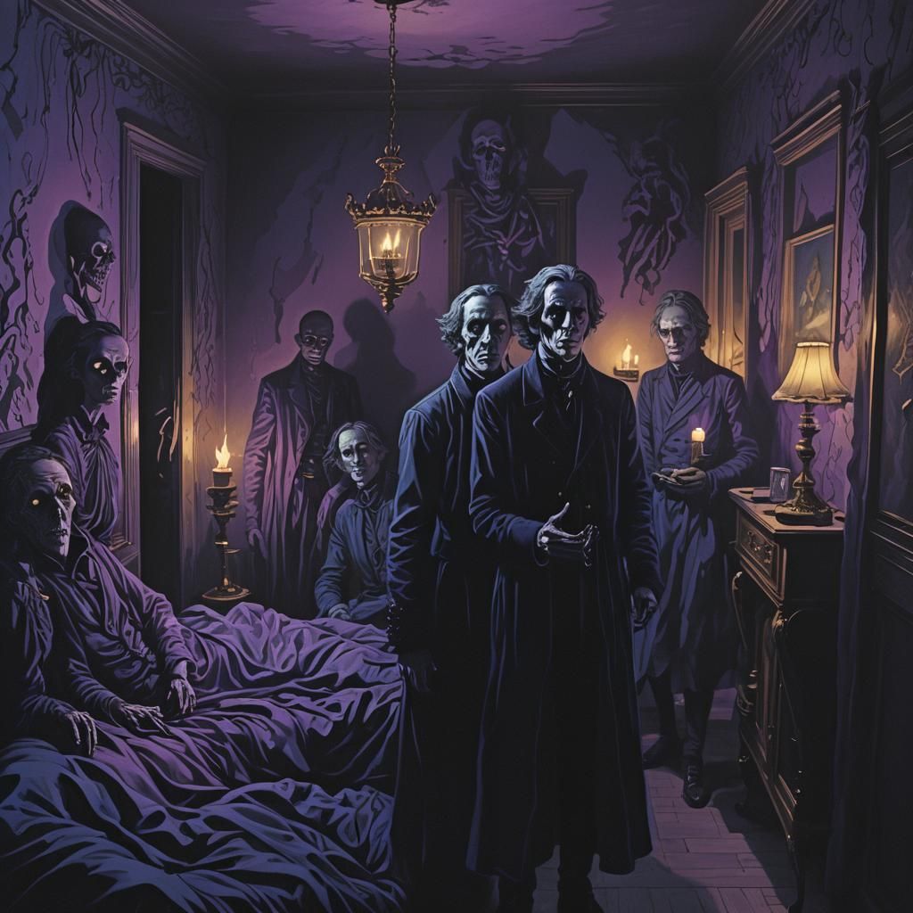 Eerily Realistic Tourists Encounter Shadowy Figures