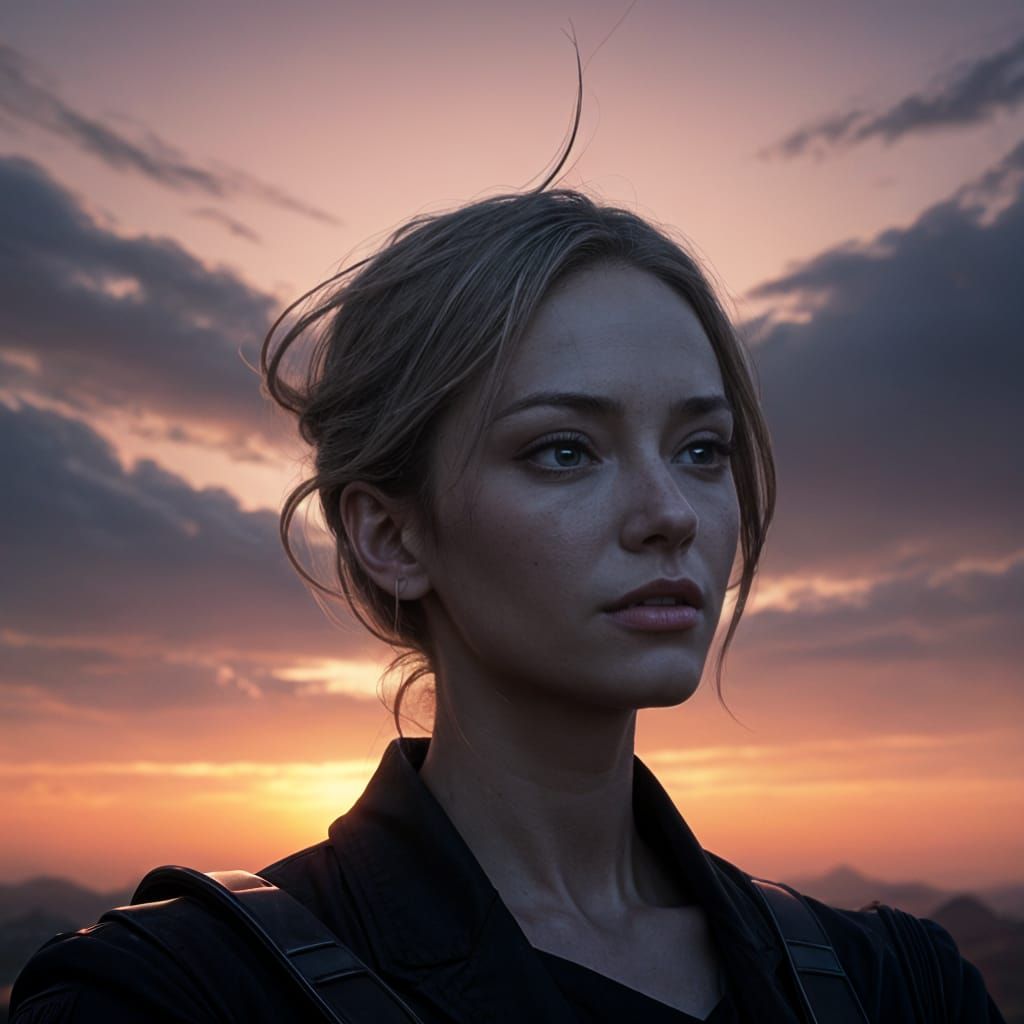 Breathtaking Purple Hues Against a Vibrant Sky