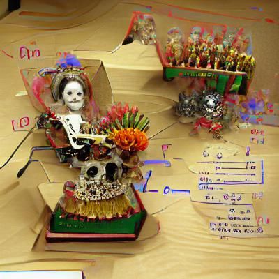 Vibrant Day of the Dead Celebration