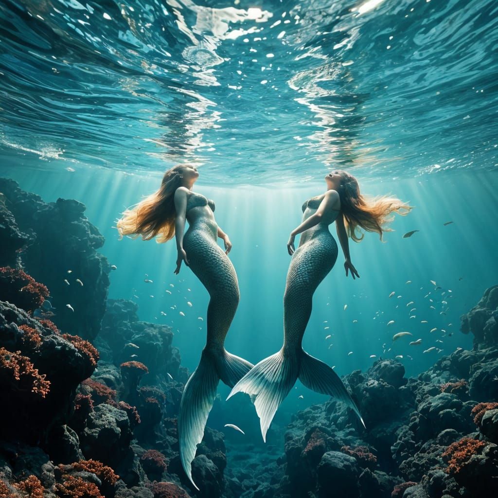 Hyperrealistic Mermaids Personify Pisces Zodiac Sign