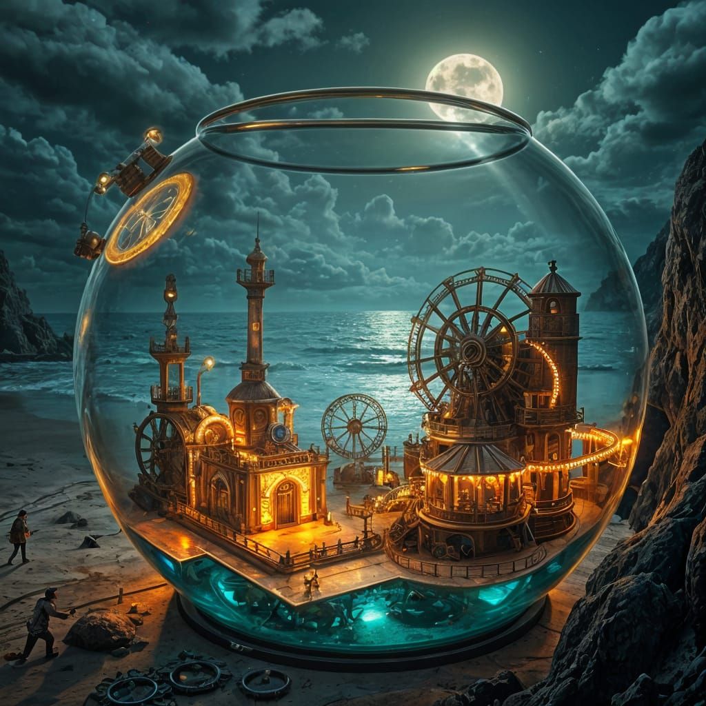 Fishbowl Beach Amusement Park