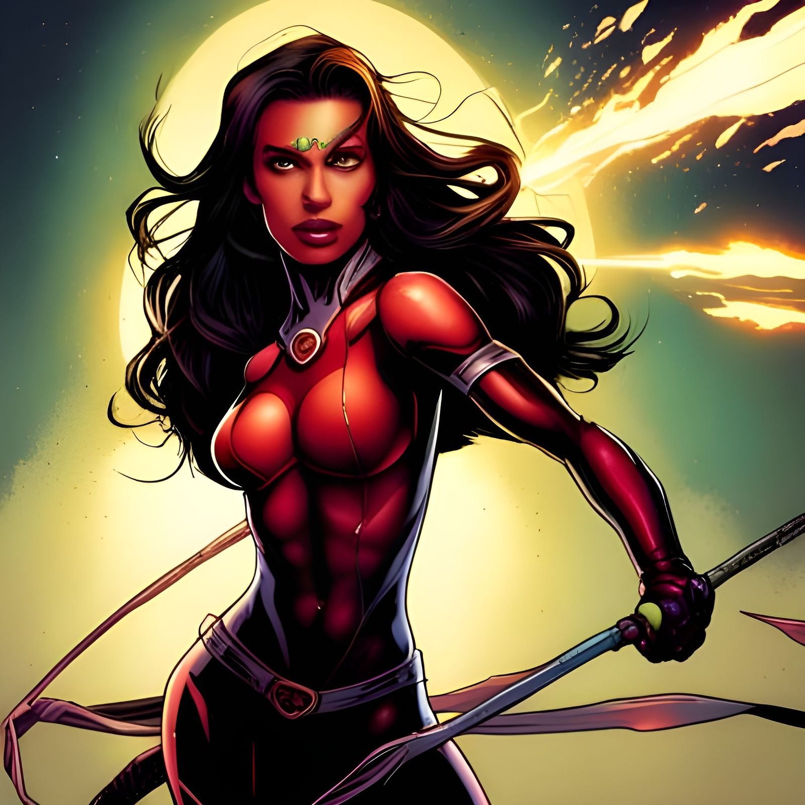 Red Lantern Gamora v.1