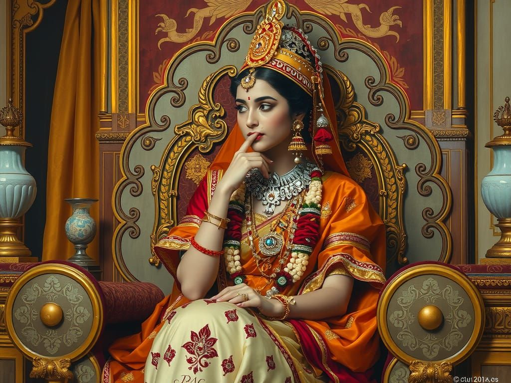 🎨 "Rajput Queen" 🎨