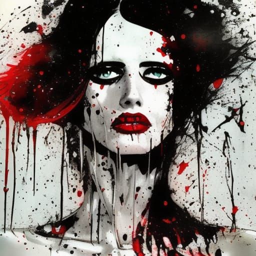 Eva Green Goes Splat and Splash ll
