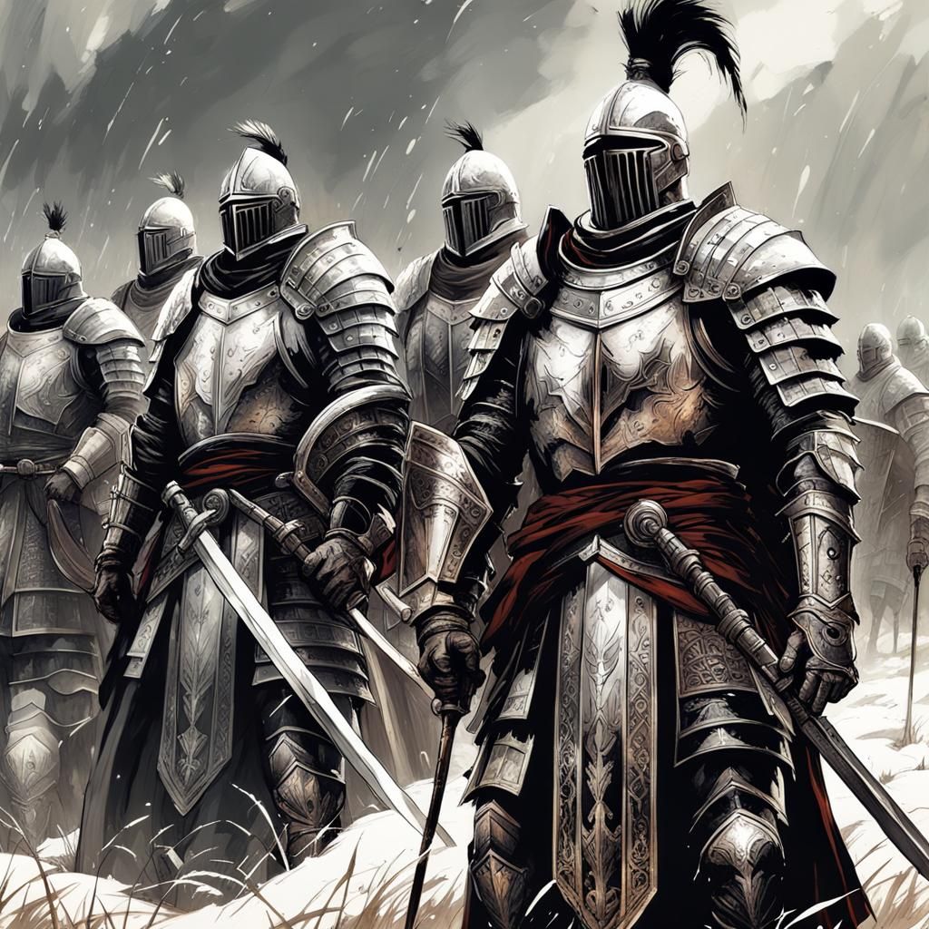 Gothic Dark Fantasy Legion in Enchanted Forest