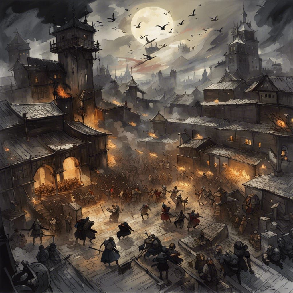 Medieval City under Attack