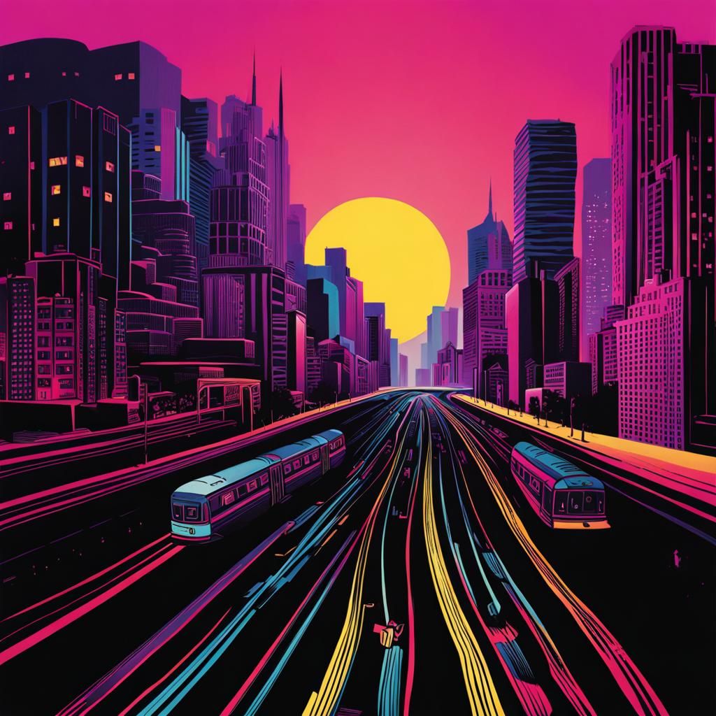 Abstract Shoegaze Album Cover Art