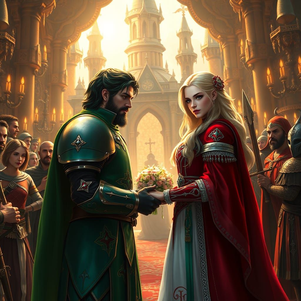Knights' Enchanted Wedding Celebration in Ab'dendriel