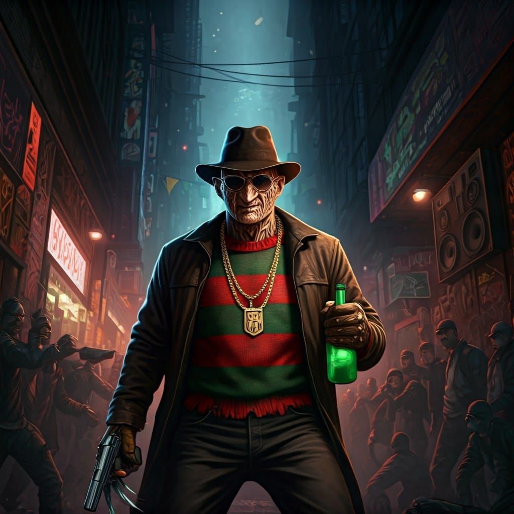 Freddy Krueger: Gangsta in Ghetto, Dark Fantasy Style