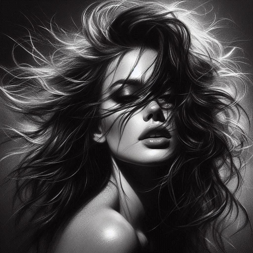 Simple Charcoal Drawing