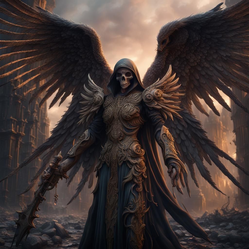Angel of Death Fantasy Concept Art