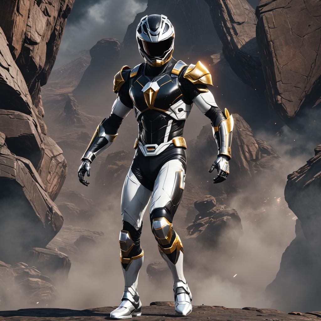 Space Ranger in 3D Game Cinematic Style