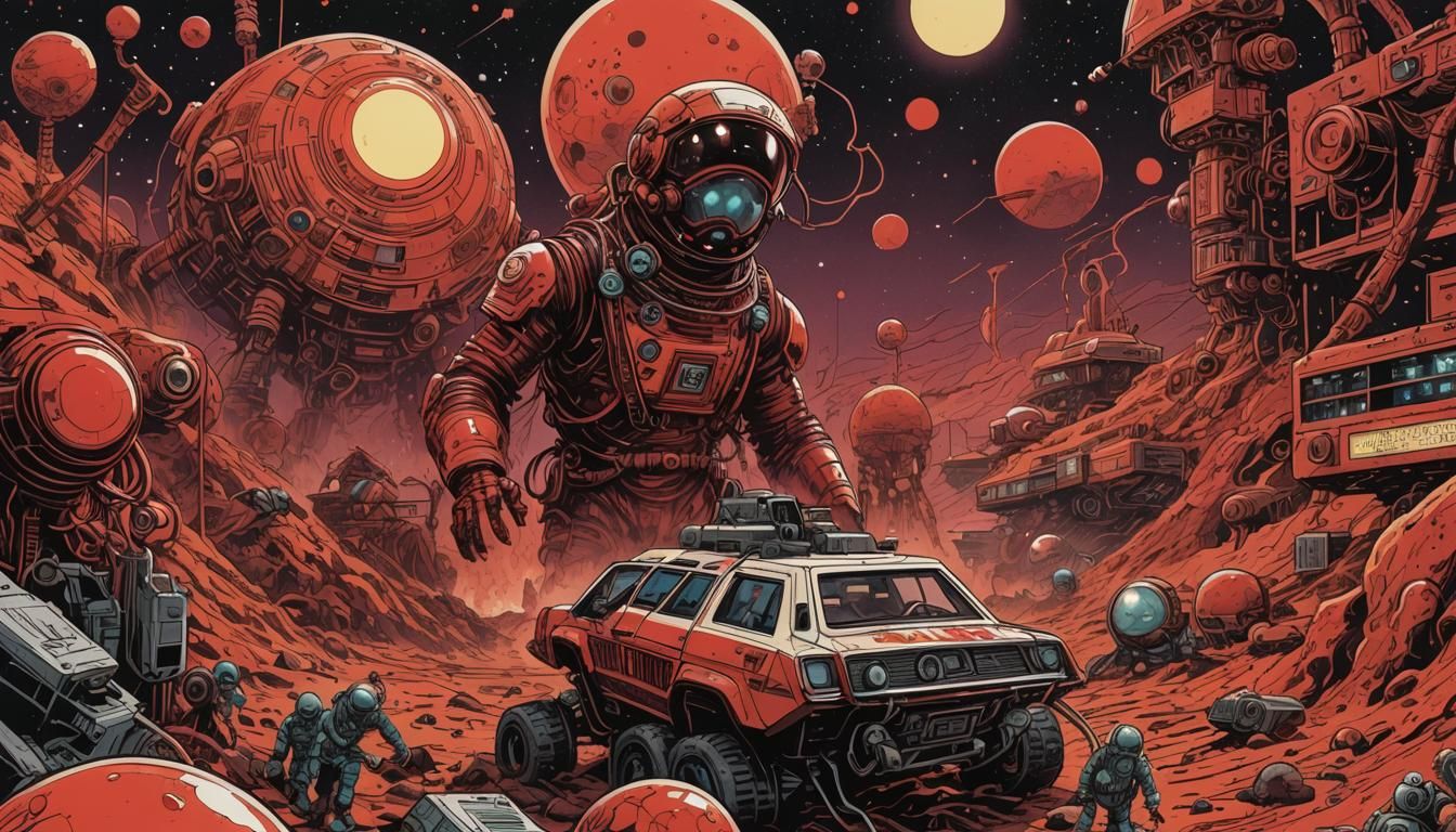 Cydonia on Mars: Polish School Comic Art