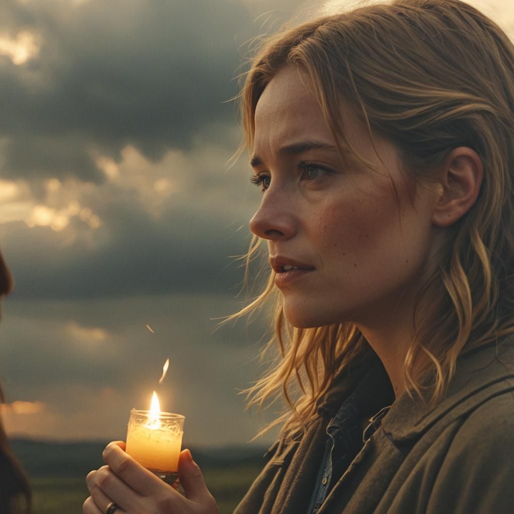 Woman Conversing With a Divine Being