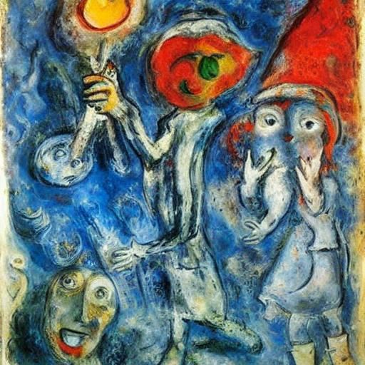 Amoeba's Sunny Day Out: Expressionist Style