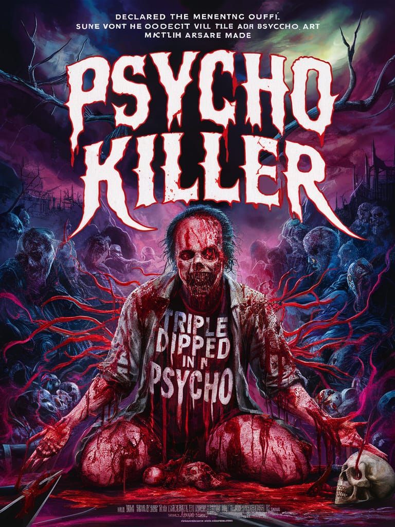 Movie Poster "Psycho Killer"