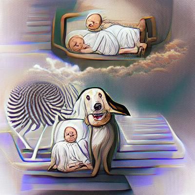 Colorful Abstract Reincarnation Concept