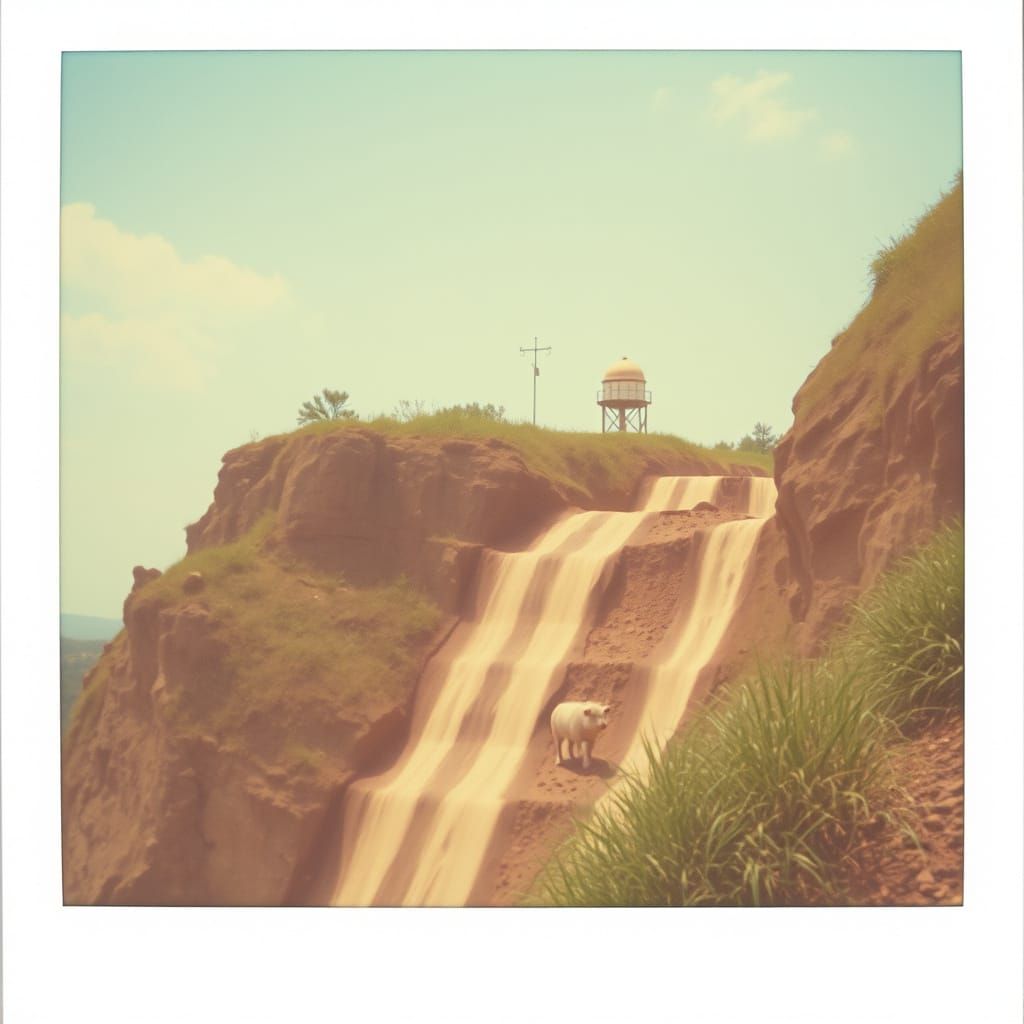 ...Bacon Falls, Nebraska; site of the 1948 Pig Riot...