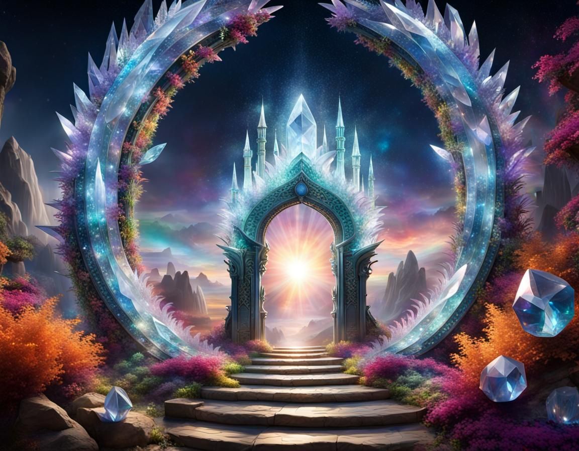 Magical Crystal Gateway to Mystical Realms