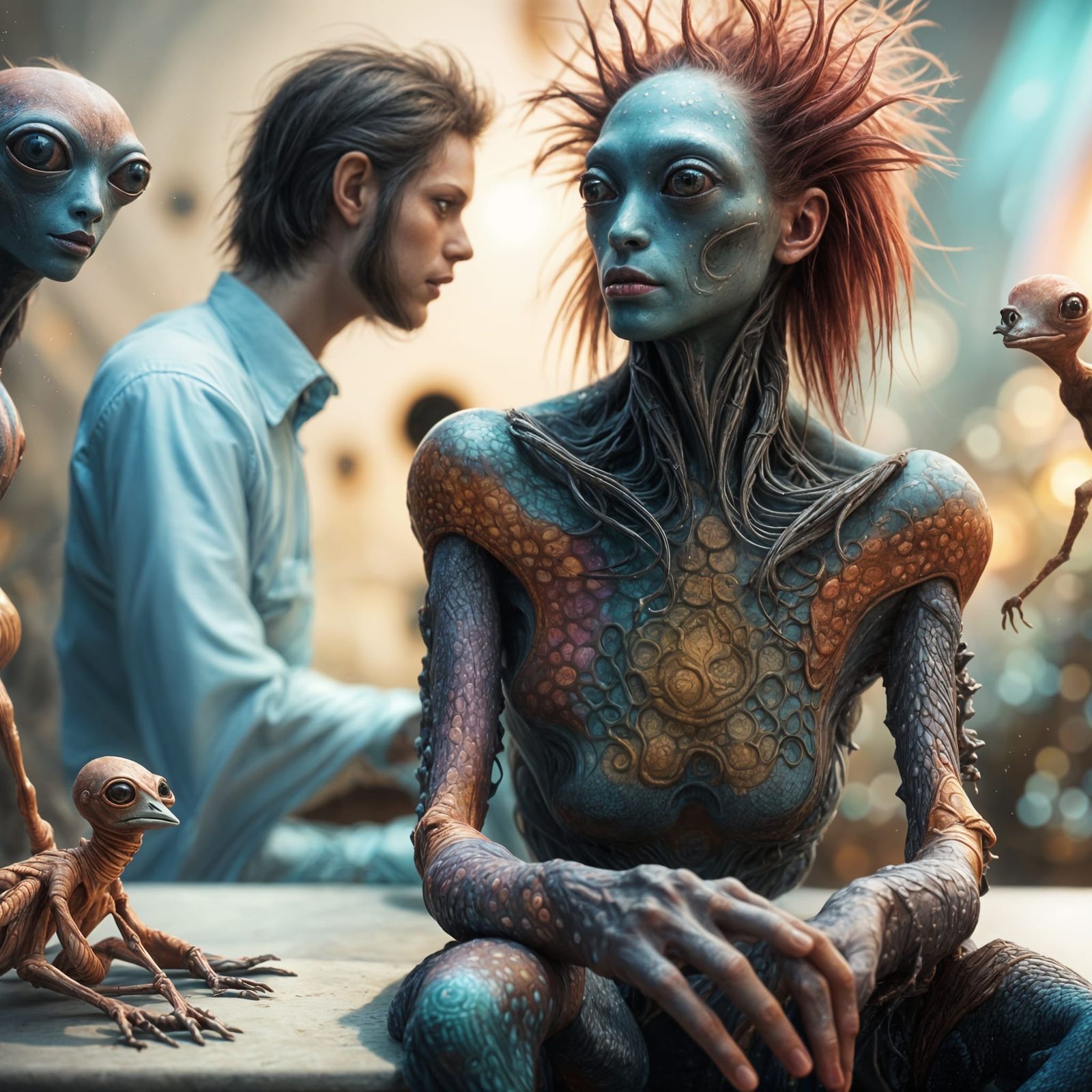 Surreal Exotic Aliens in Professional Photography, 8K