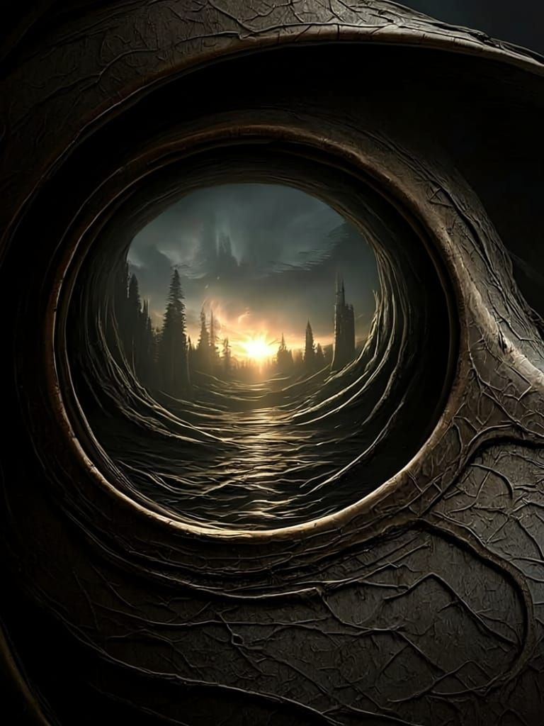 Dark Outline with Beautiful Horrors Lora Style