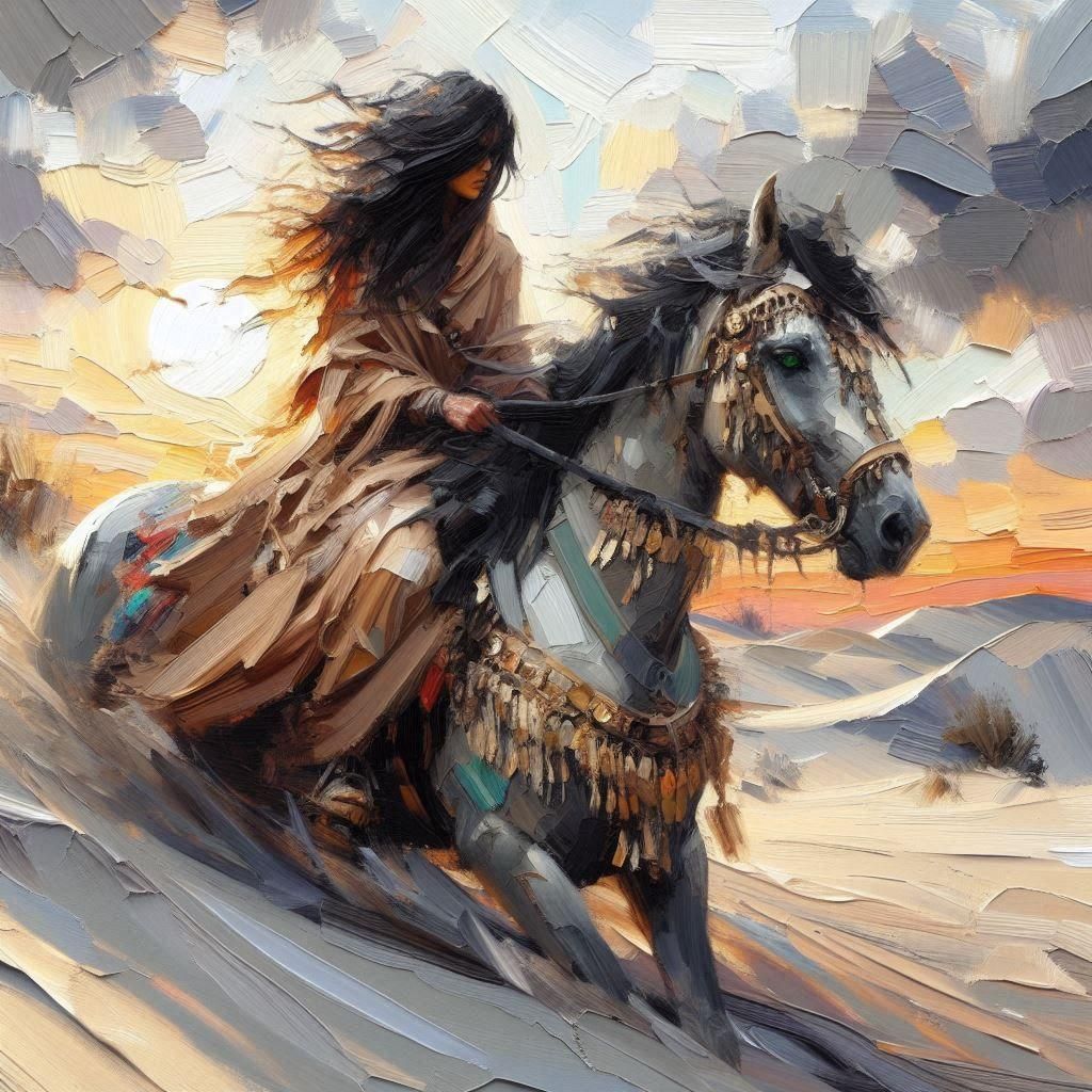 Woman of the Desert Digital Art