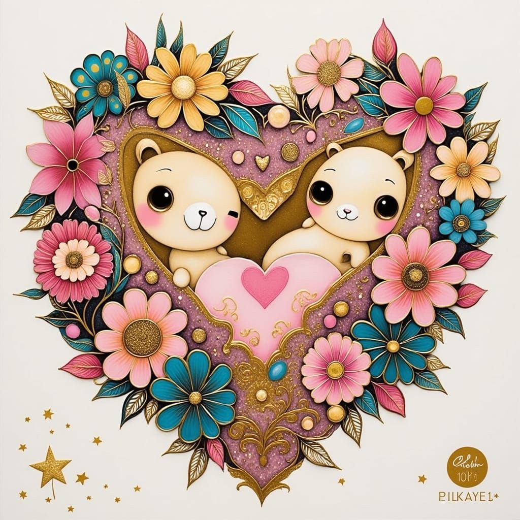 <lora:Gold and pink:1.0> <lora:MARVELLOUS MIRO:1.0> <lora:Twisted Ink v2:1.0>