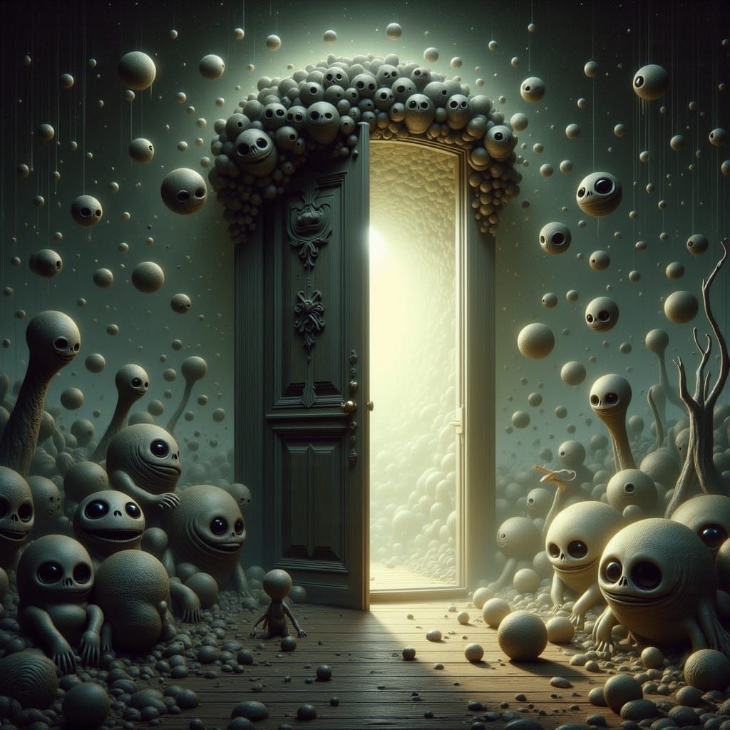 Surreal Creepy Cute Doors Should Never Be Opened