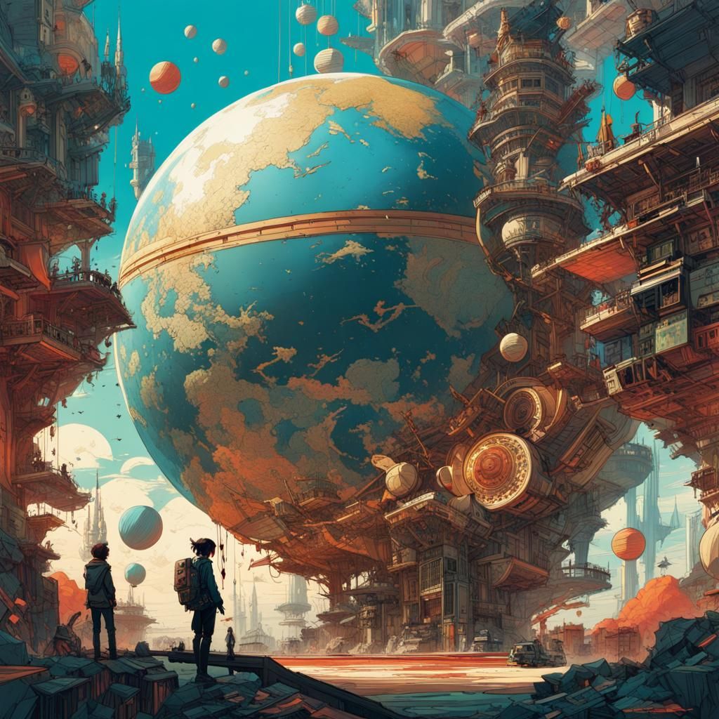 The World in Her Hands: Digital Art